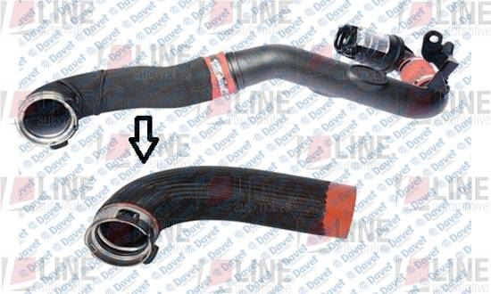 LINE L431300810 Turbo Hortumu Master Iii - Movano B - Movano Mk Ii 2.3 Dci {Silikon}